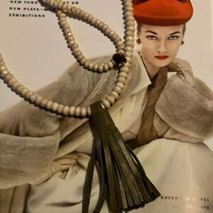 Pretty beaded because with a tassel.